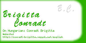 brigitta conradt business card